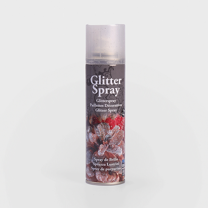 Glitter Spray Spring 100ml Prata