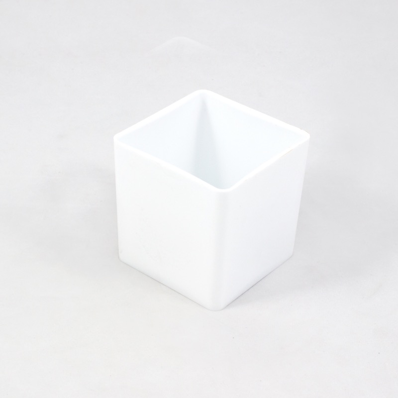 Acrilico Cubo 10 x 10cm Branco