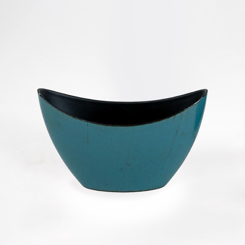 Base Plastico Oval - Azul  22x9x12cm