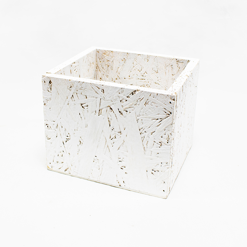 Base de Madeira 13 x 12cm  (Un) Branca