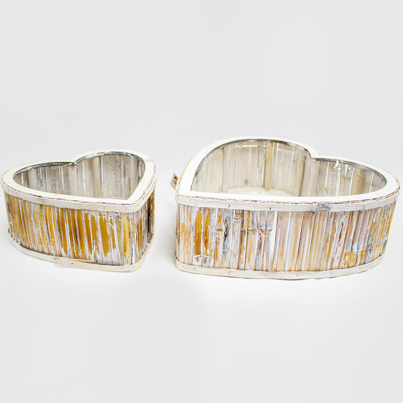 Base de Canas F/ Coração 22.5/30 x 10.5cm ( 2 Un.)