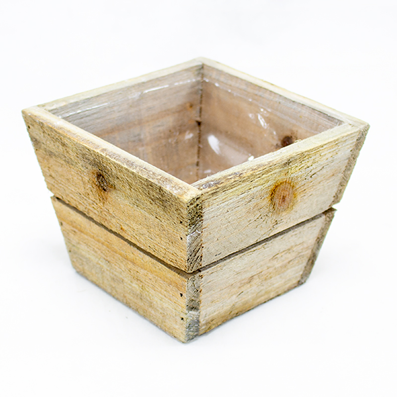 Base de Madeira à cor natural  12 x10cm