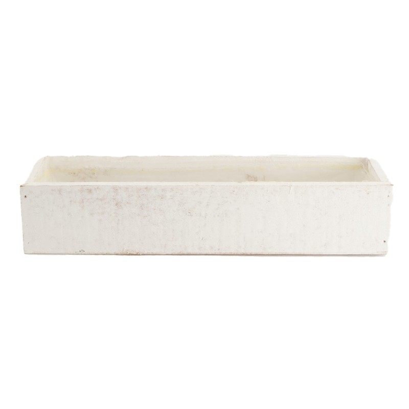 Base de Madeira 30 x 9 x6cm Branco