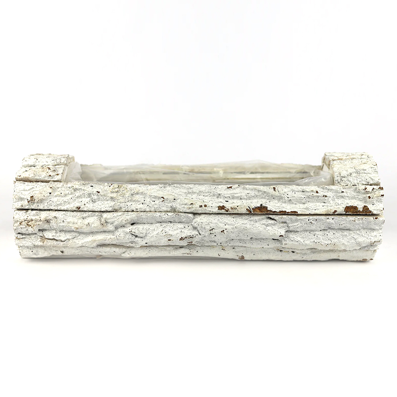 Base Mad. Tronco Branco  30x8cm (Un)