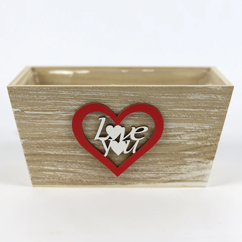 Base Rect. C/Cora&ccedil;&atilde;o+ Love You 19.5x11x10cm (Un)