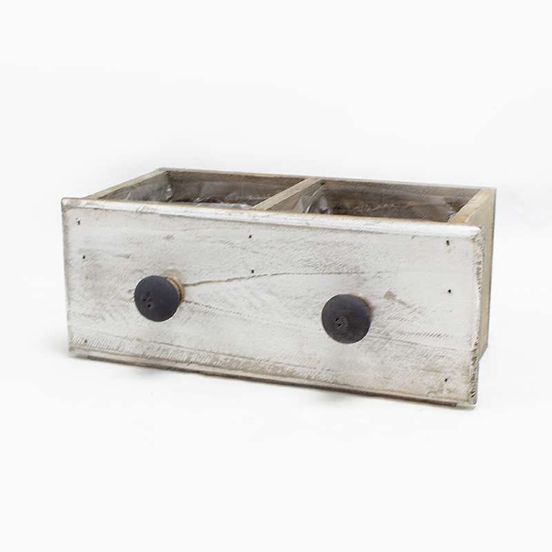 Gaveta Madeira Dupla 22cm Branca