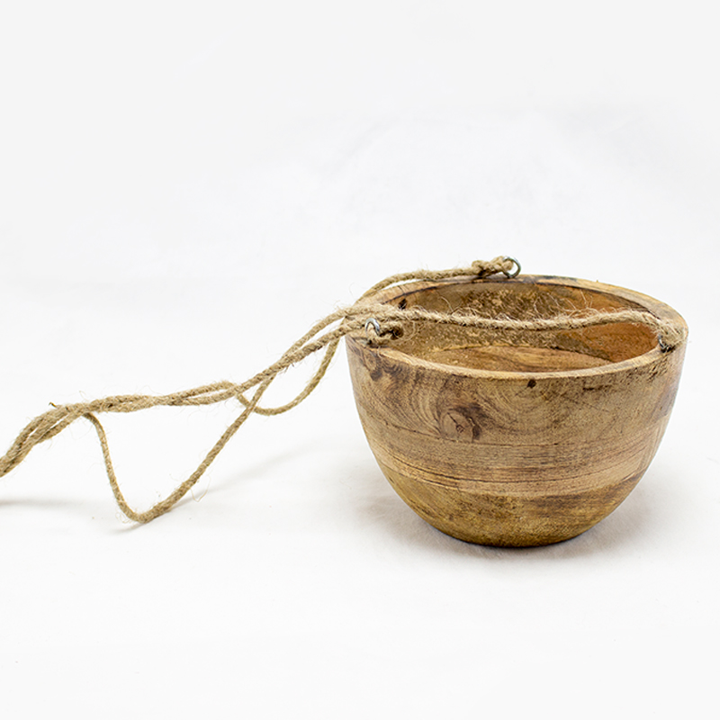 Vaso Madeira de Pendurar 15cm