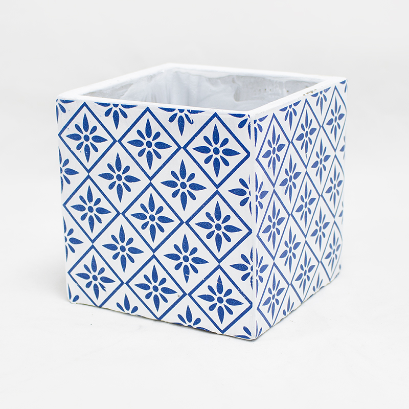 Base Cerâmica Quad.13x13cm - Azul (Un) A