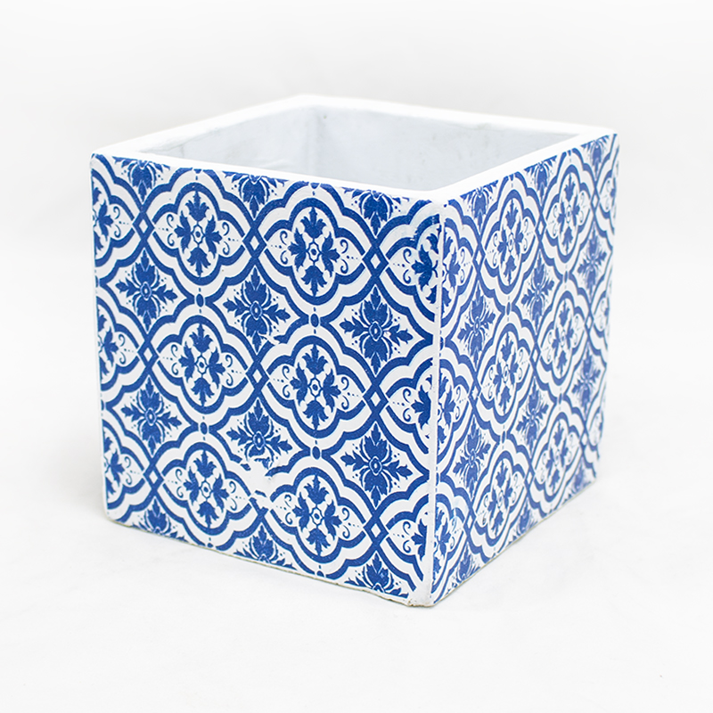 Base Cerâmica Quad.13x13cm - Azul (Un) C