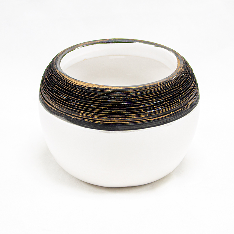 Base Cerâmica Branco/Preto D13