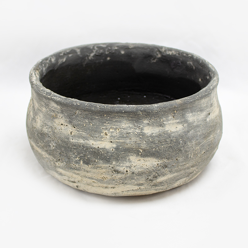 Base Cerâmica Grego 23 x 12cm Preto