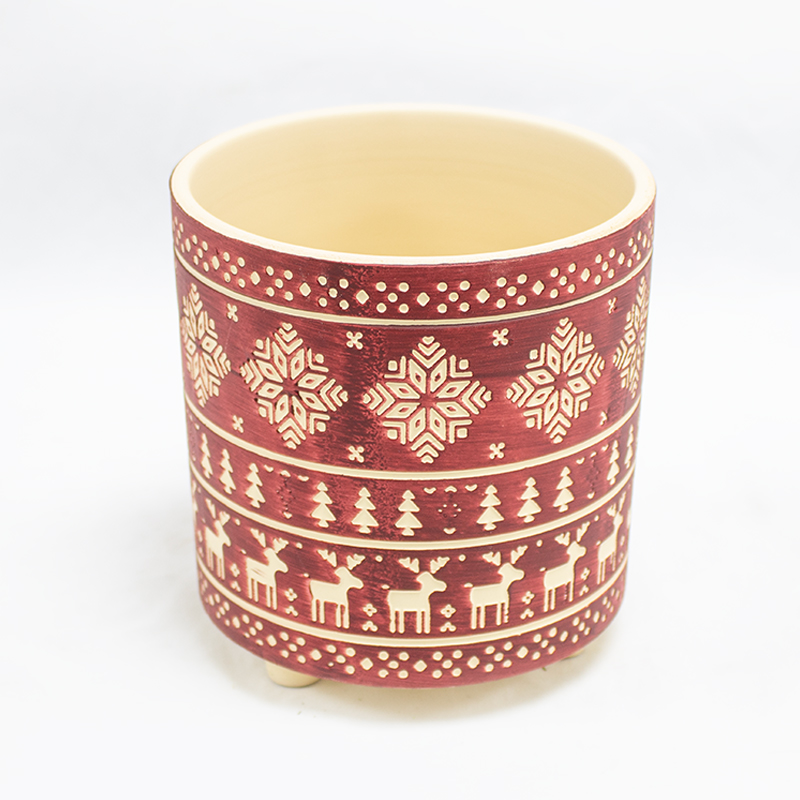 Base Cer. Rena 13.5x14.5cm Vermelho