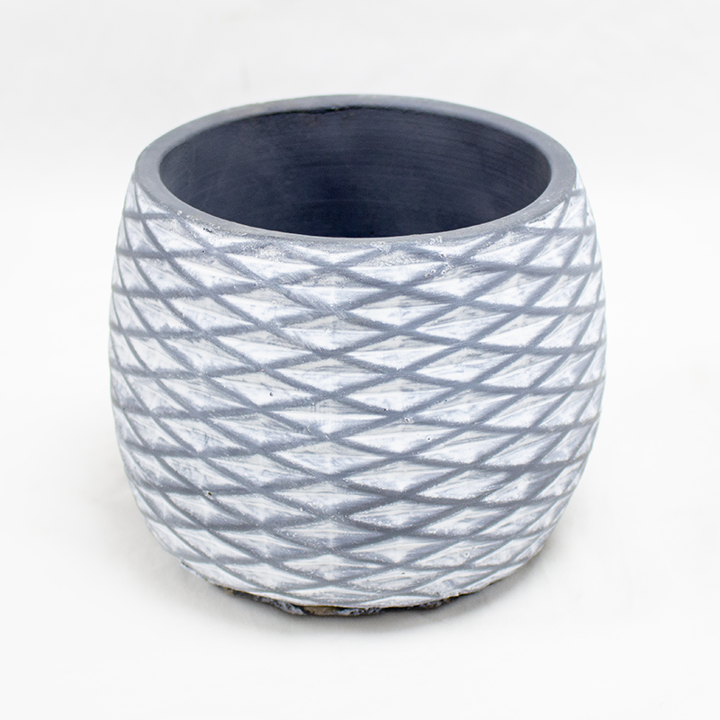 Base Cerâmica Rede 16.5 x 13.5cm Cinza