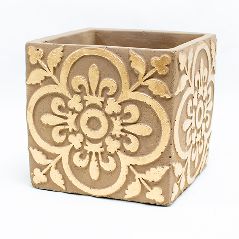 Base Cimento 13x13cm (Un) D/Castanho