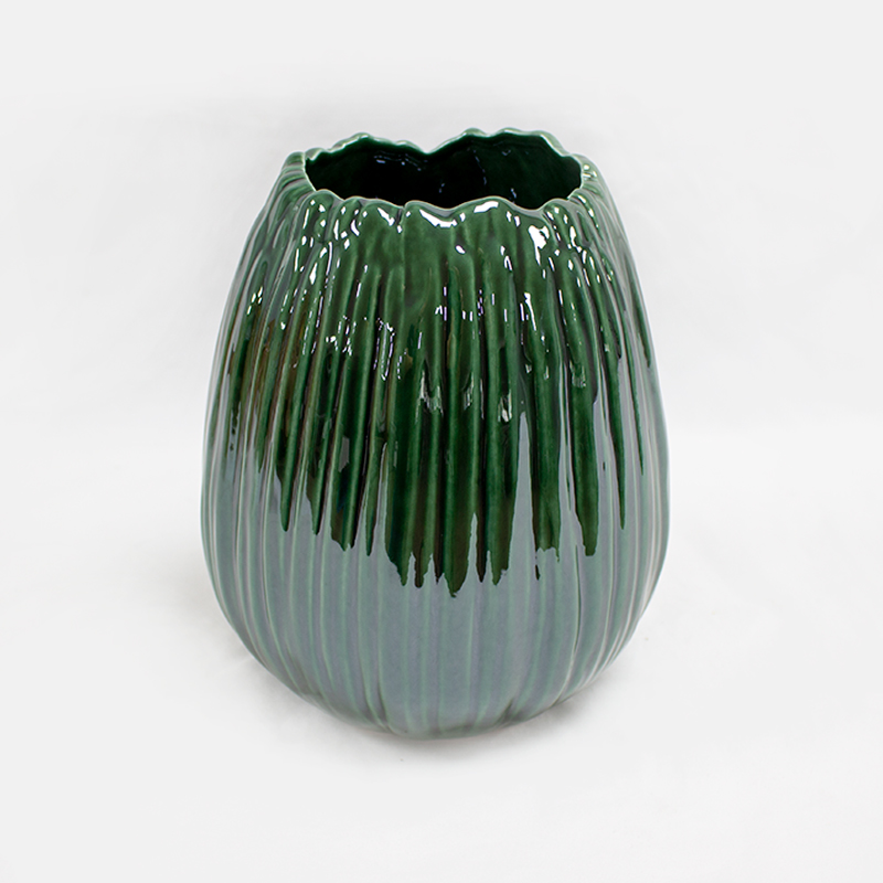 Jarra Cerâmica 20cm Verde