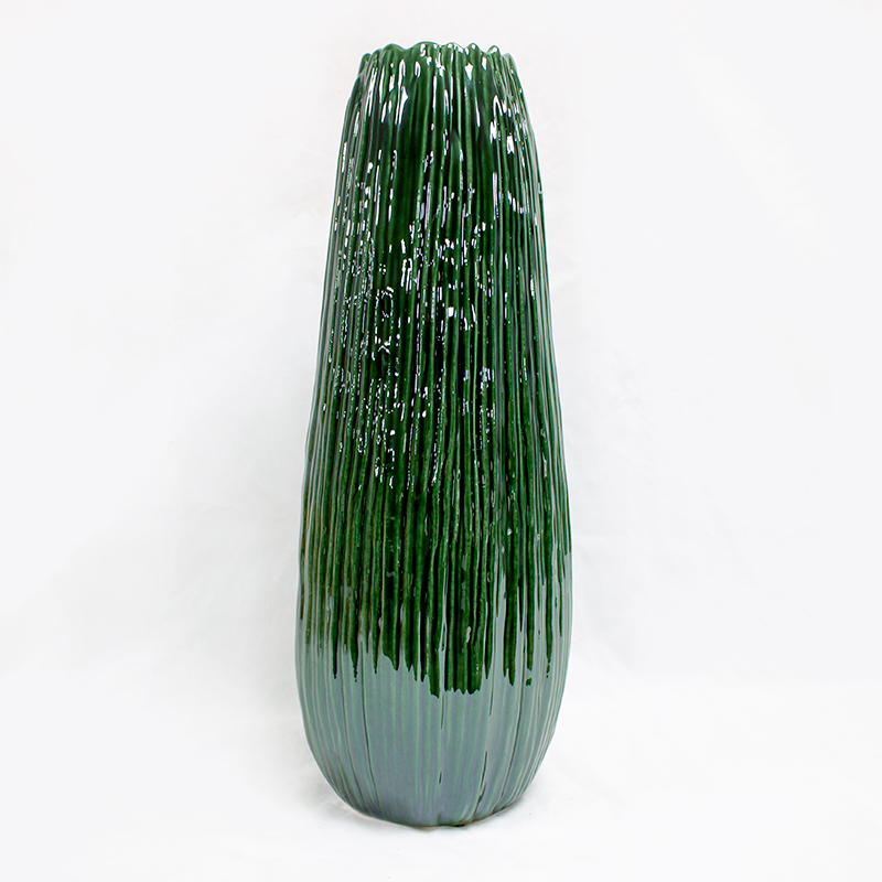 Jarra Cerâmica 48cm Verde
