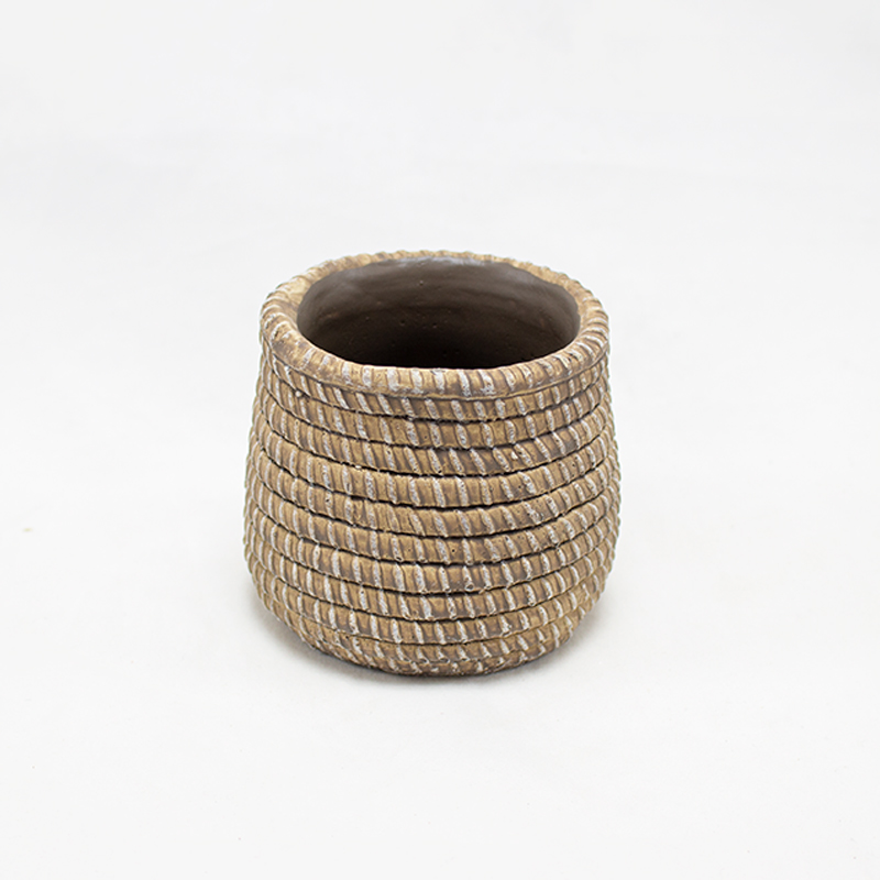 Vaso Cerâmica Corda 10cm
