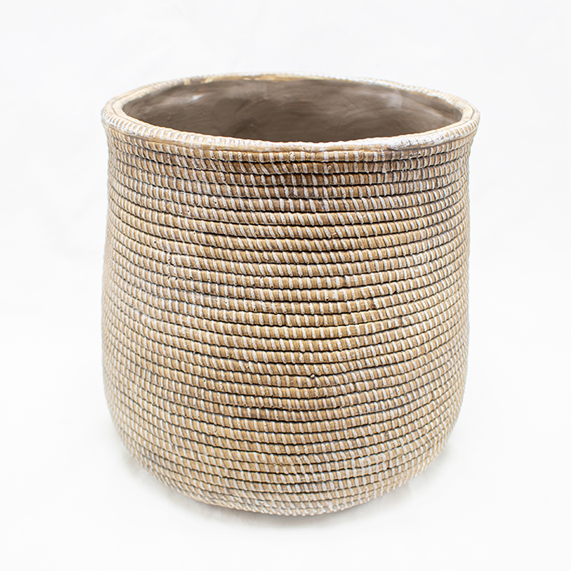 Vaso Cerâmica Corda 25cm