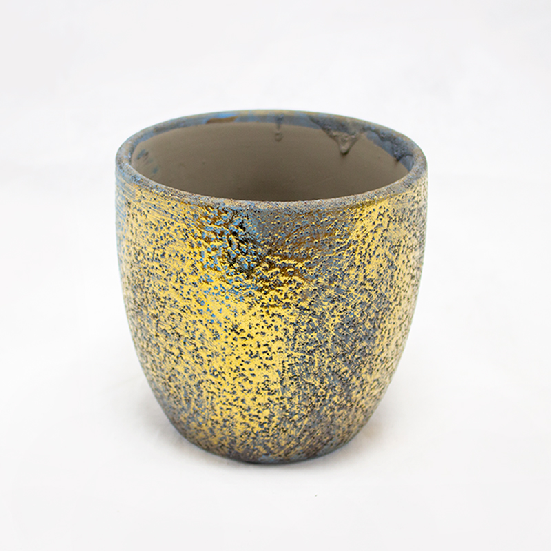 Vaso Cerâmica Bronze 13cm