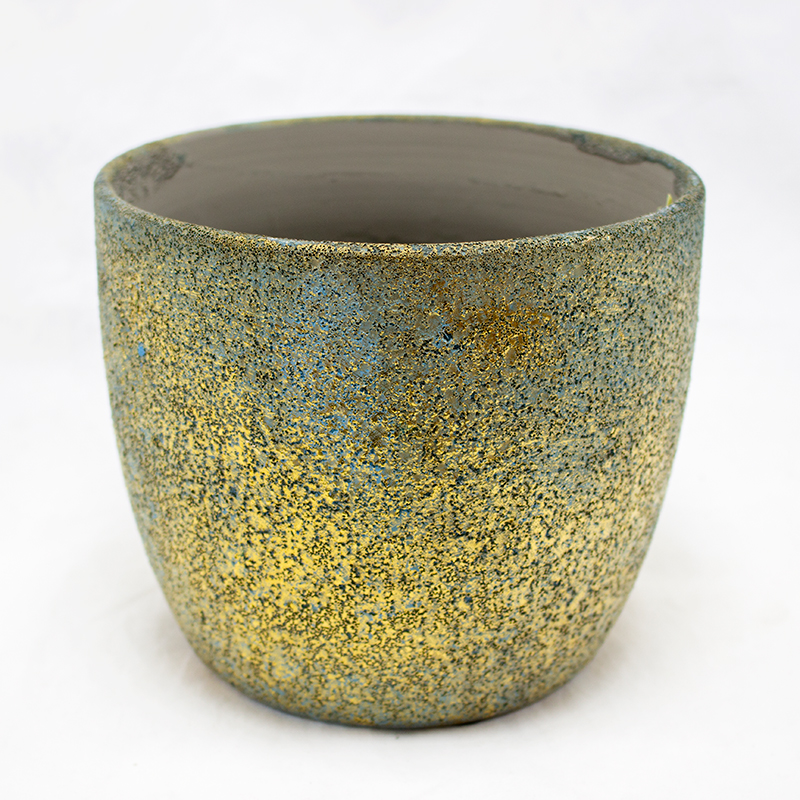 Vaso Cerâmica Bronze 18cm