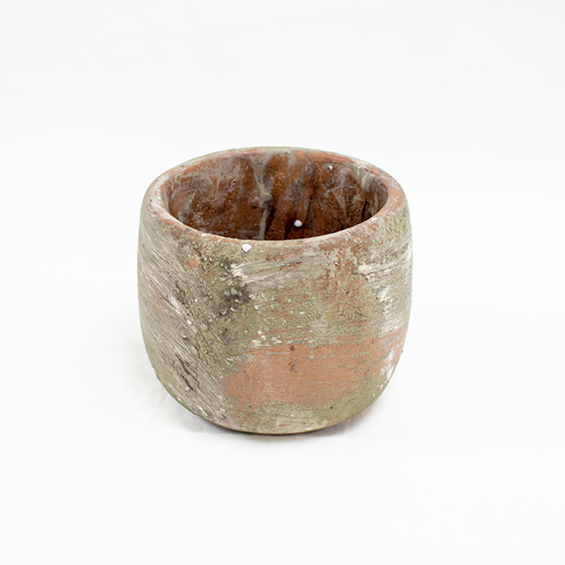 Vaso Cerâmica envelhecido 13cm