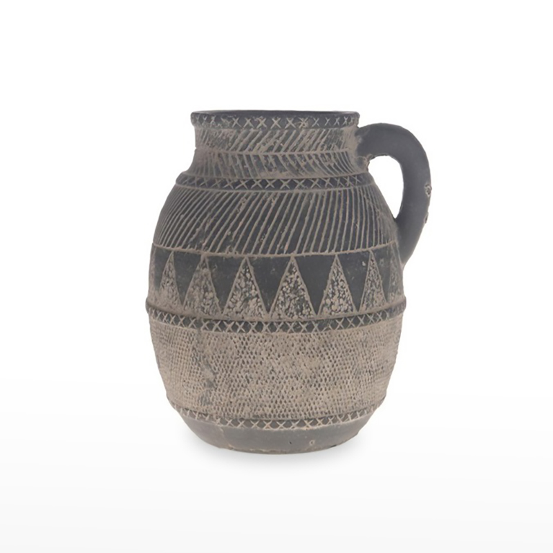 Jarro Cerâmica Cinza