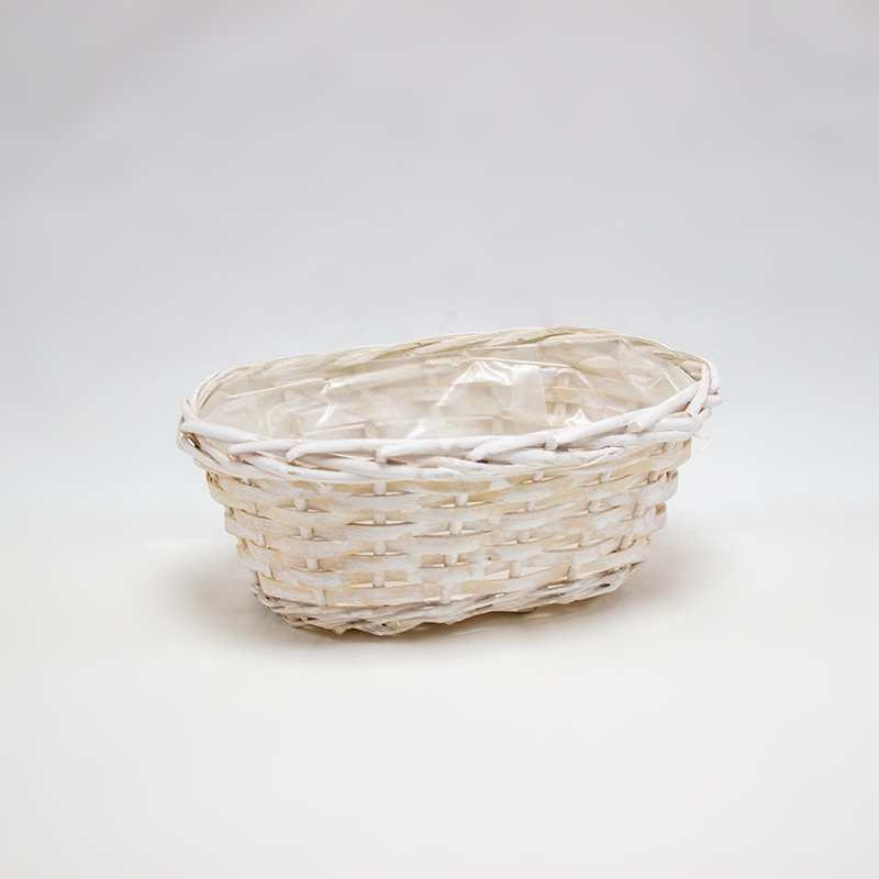 Cesto Oval S/Asa 22x9 Branco