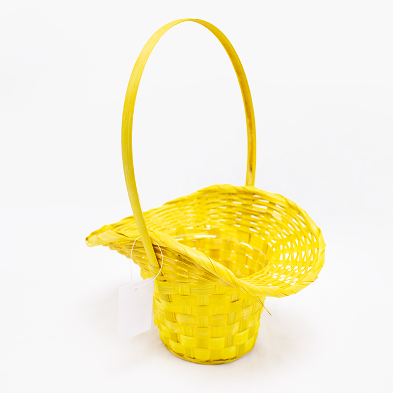 Cesto Red. C/ABA  21x9x32cm - Amarelo (Un)