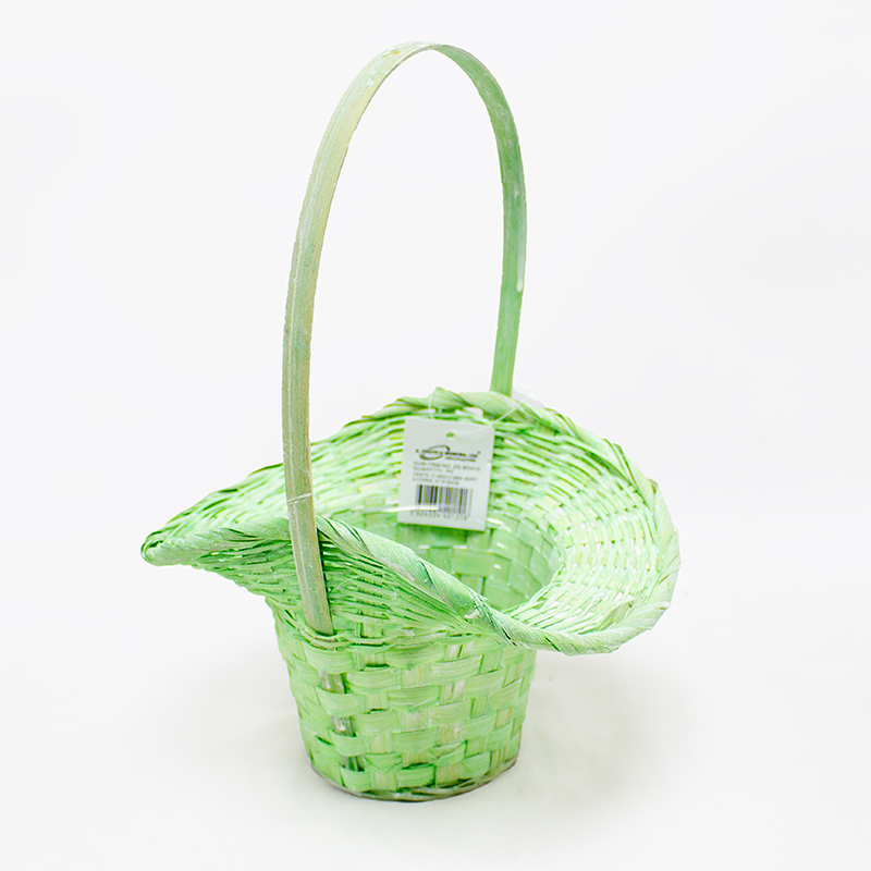 Cesto Red. C/ABA  21x9x32cm - Verde (Un)