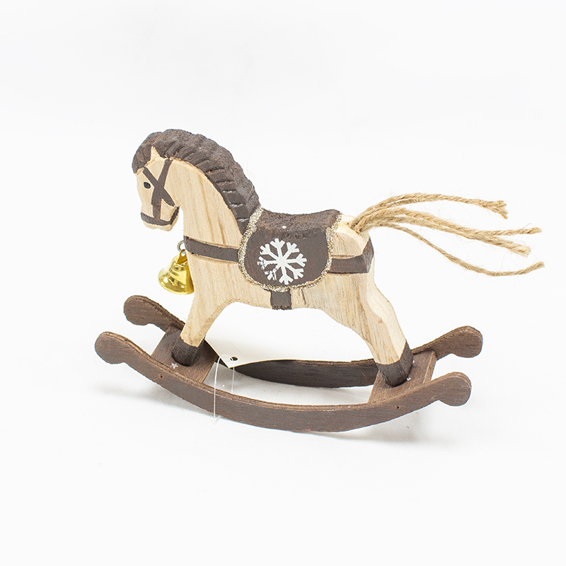Cavalo Balanço 12x16cm (Un) Castanho