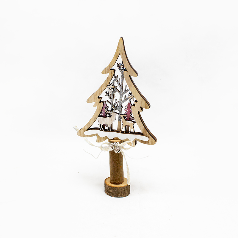 Arvore de Natal Mad. H=26.5cm (Un) A