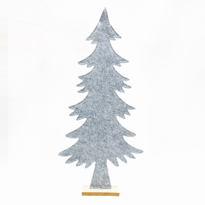 Arvore de Natal Feltro 60cm (Un) Cinza