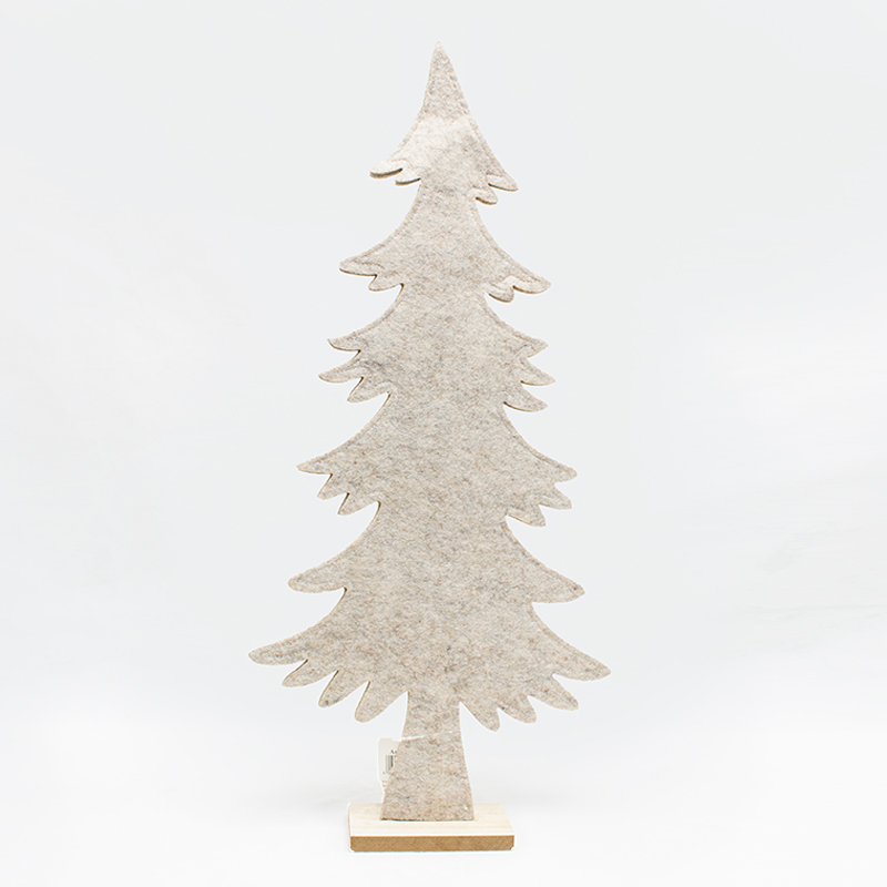 Arvore de Natal Feltro 60cm (Un) Creme