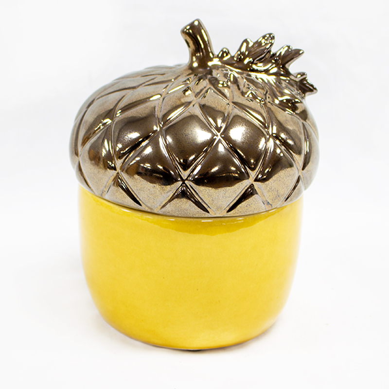 Bolota Ceramica 18cm Amarela