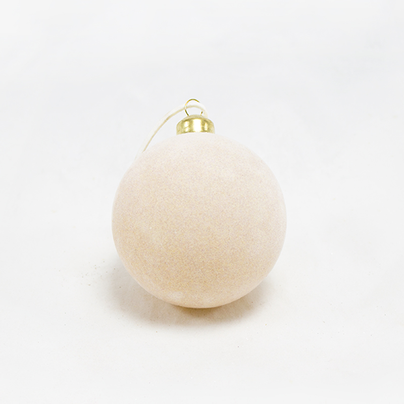 Bola de Natal 6cm Creme
