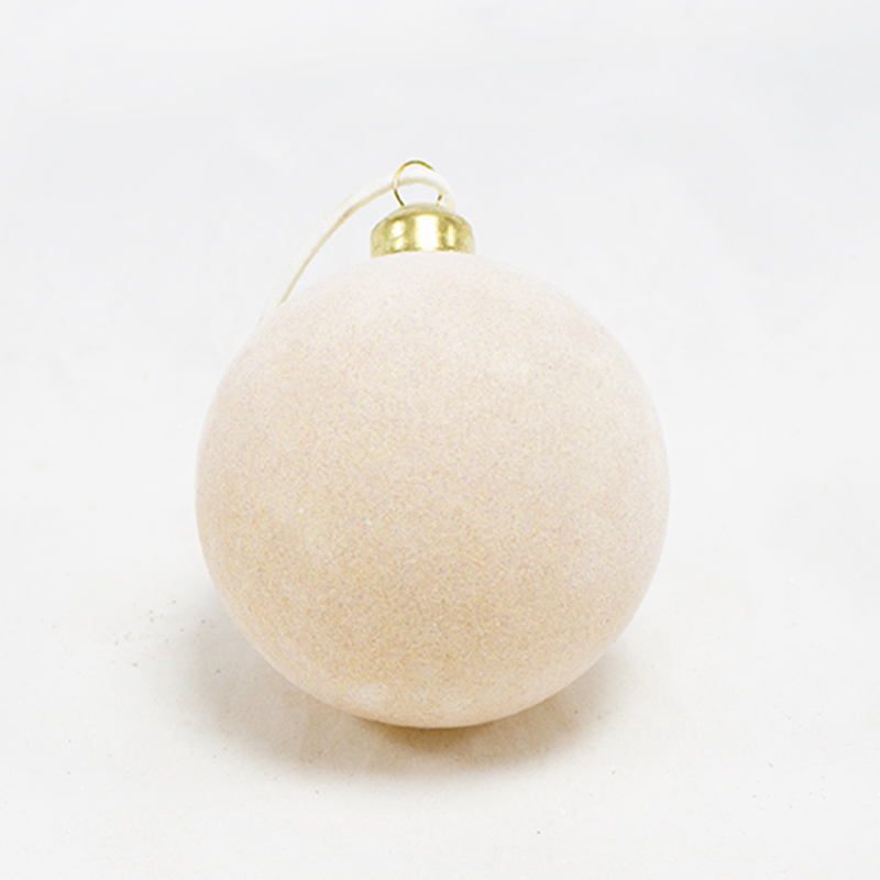 Bola de Natal 8cm Creme