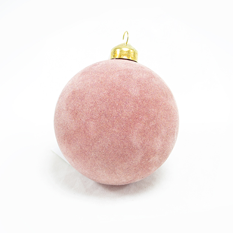 Bola de Natal 8cm Rosa Velho