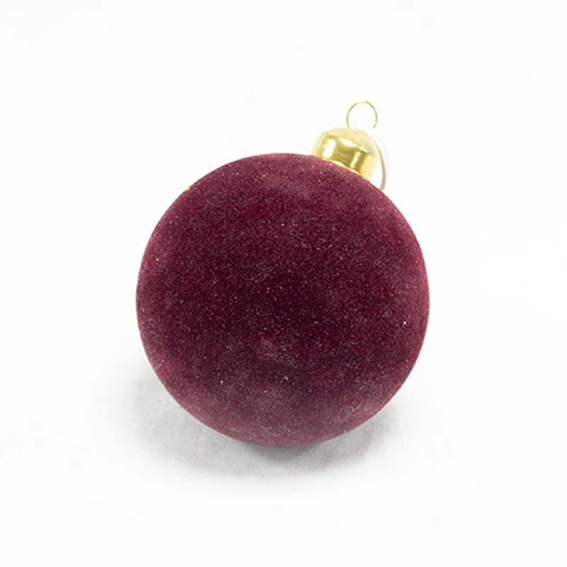 Bola de Natal 8cm Bordeaux