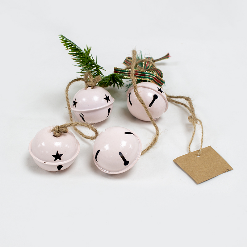 Pendente 4 chocalhos Rosa 40cm