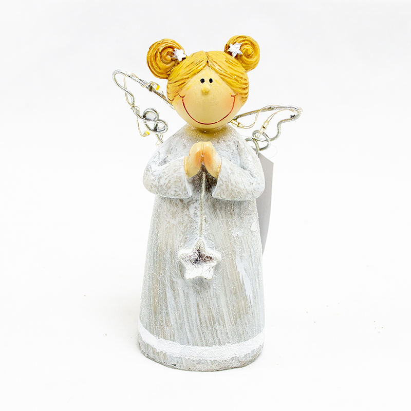 Anjo C/Asas LED 7.5 x 12cm (B)