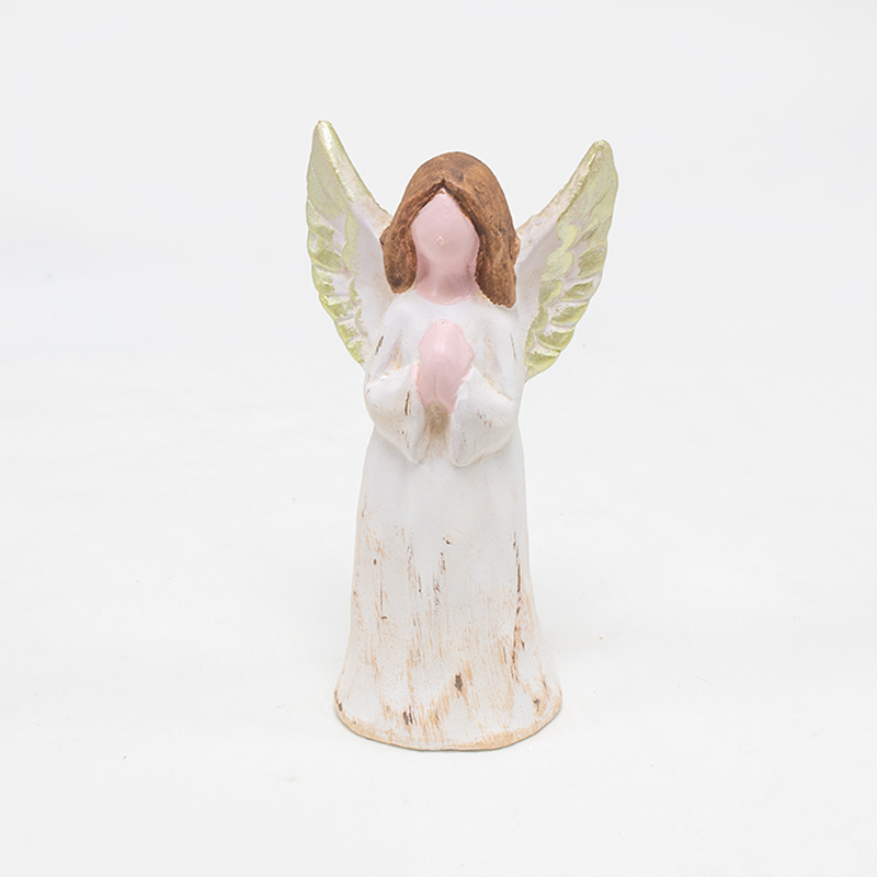Anjo C/Asas Douradas  16x8cm (Un) B