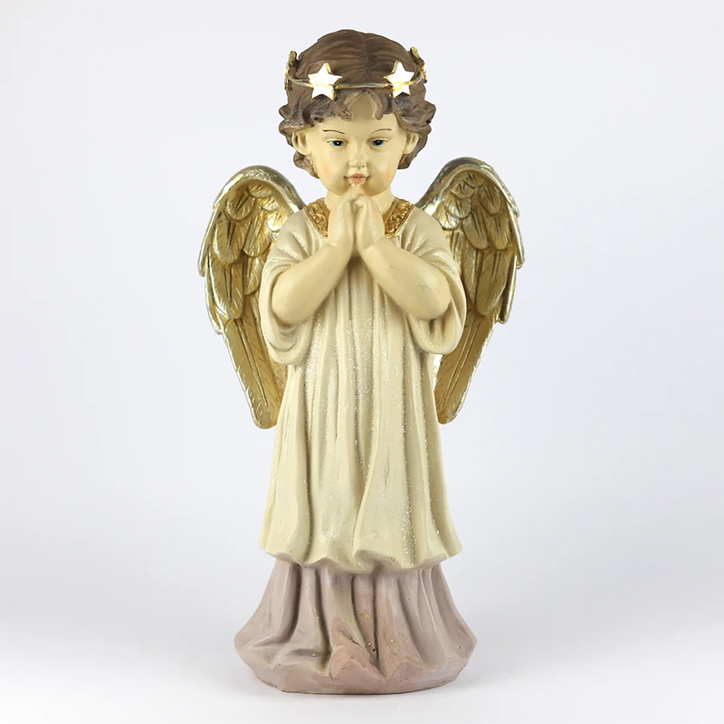 Anjo de Pé Beje 41.5cm (Un)
