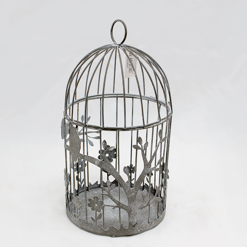 Gaiola Metálica C/Passaros 22 x 12.5cm