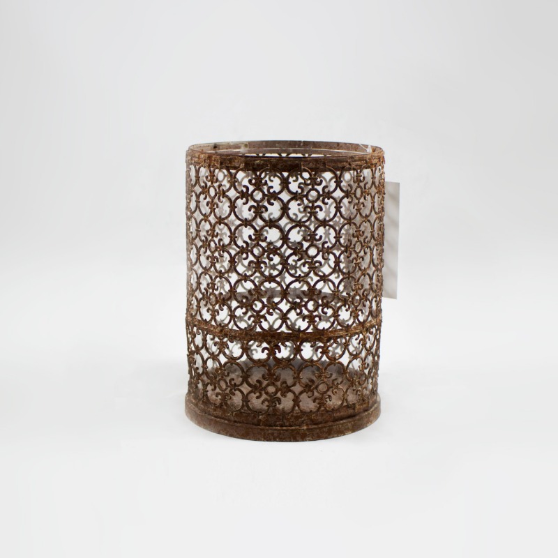 Lanterna Metal Ferrugem 14cm