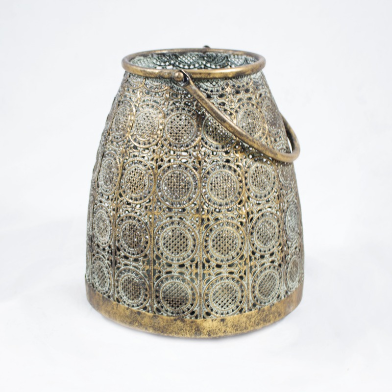 Lanterna Metalica Bronze 25x31cm