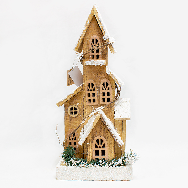 Casa Madeira de Natal 48cm (A)