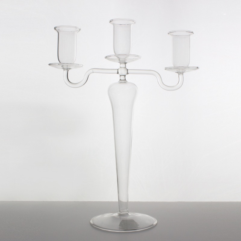 Vidro Candelabro Paris 34cm