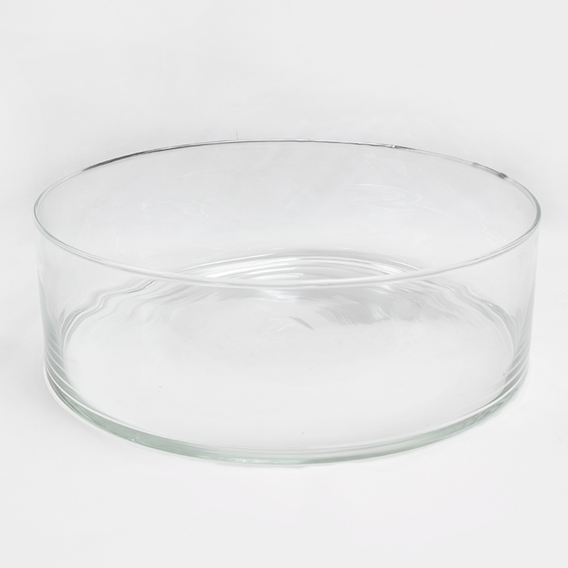 Centro em vidro - 35 x 12cm