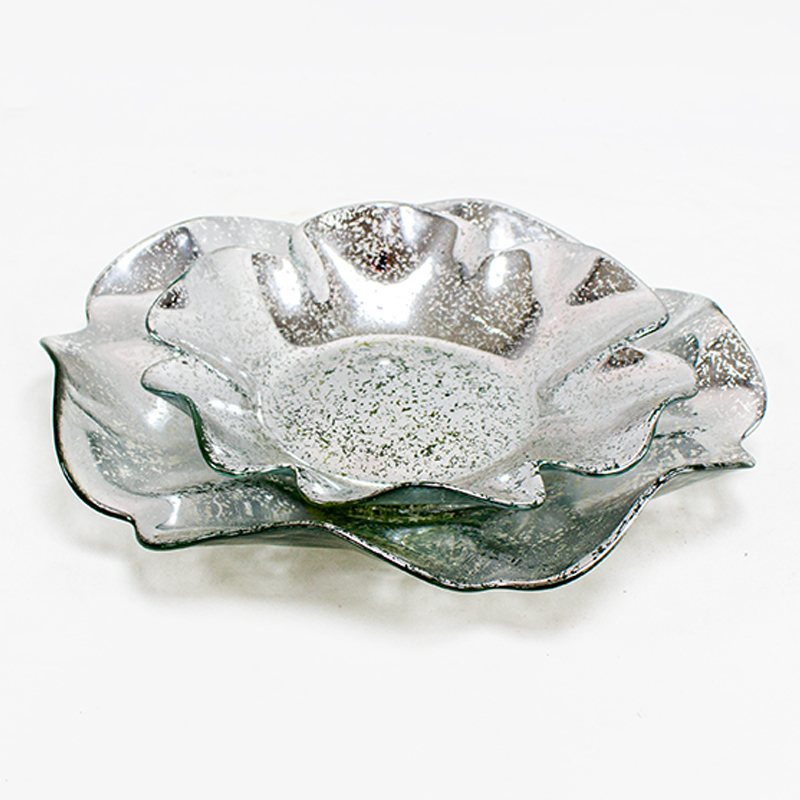 Base Vidro Flor 20cm