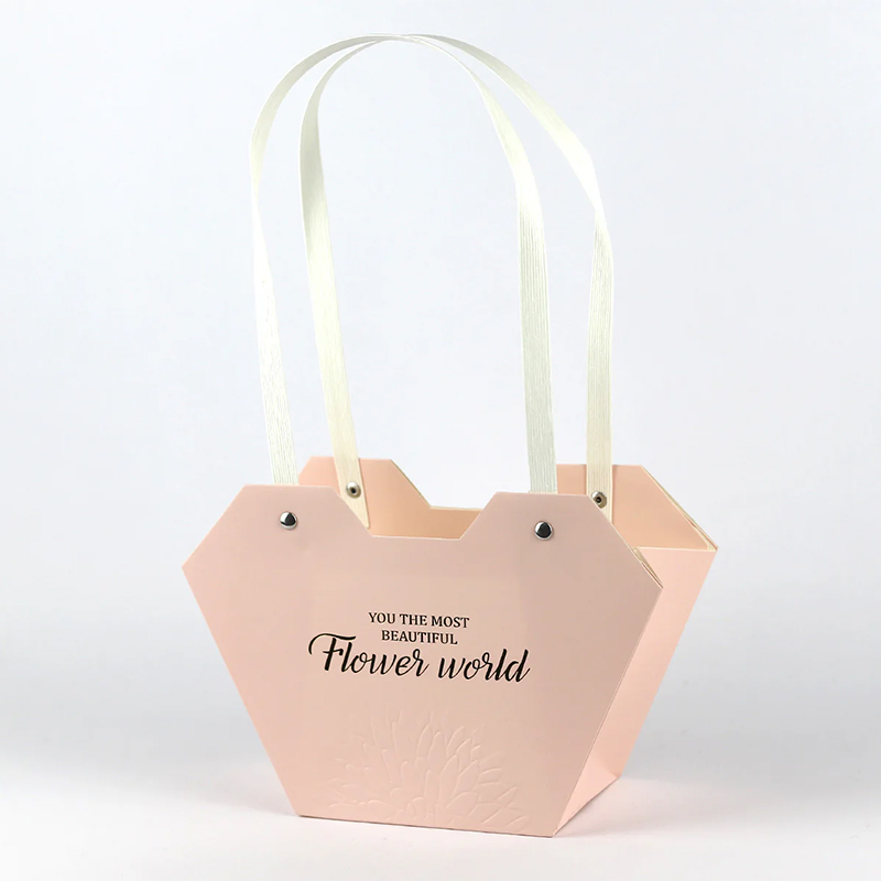 Mala Papel  Flower World 23x15cm - Rosa